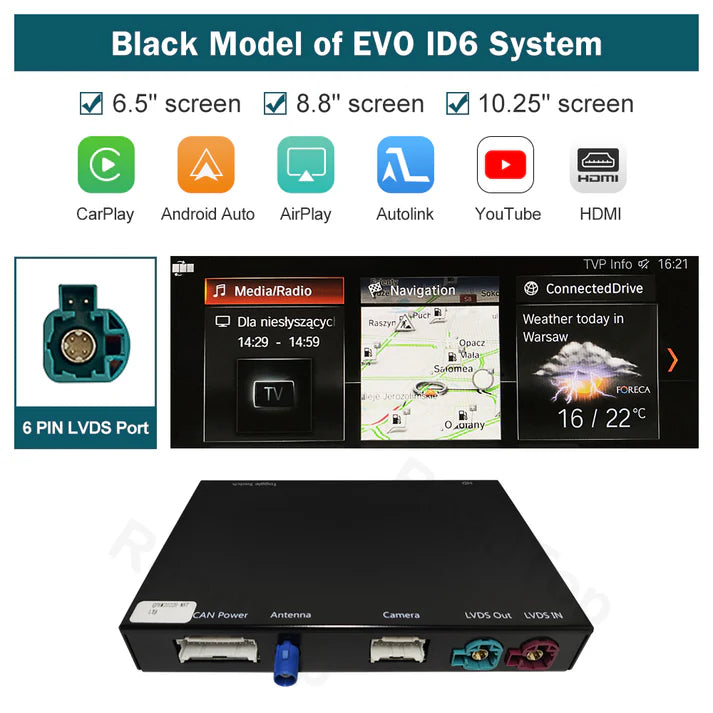 BMW F SERIES WIRELESS CARPLAY / ANDROID AUTO