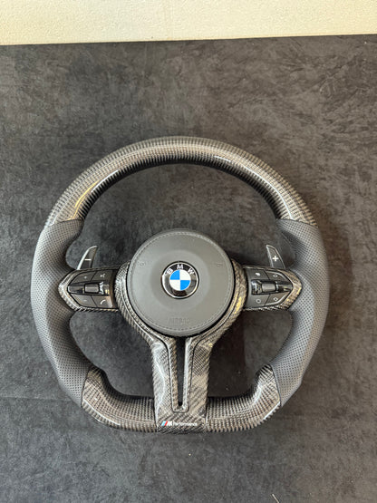 BMW F Series Carbon Fibre Steering Wheel