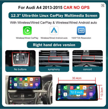 AUDI A4 2013-2015 CARPLAY SCREEN